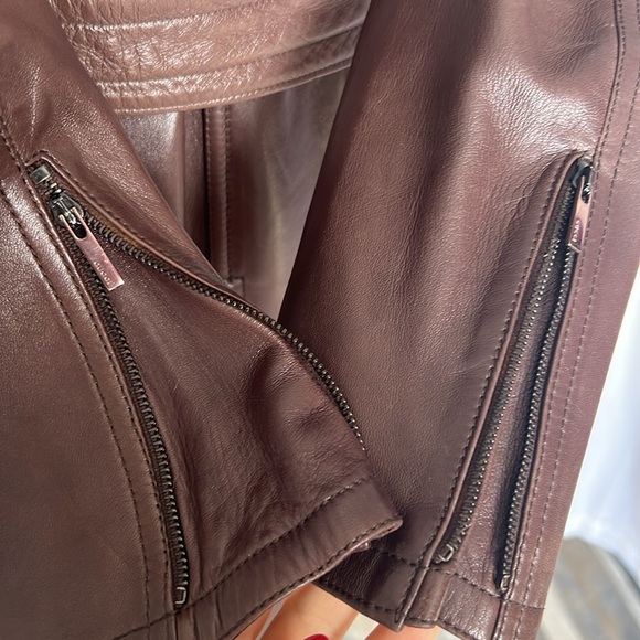 *RARE* 90’s Gucci by Tom Ford Vintage F/W Runway Leather Coat chocolate brown 42 - Picture 8 of 17